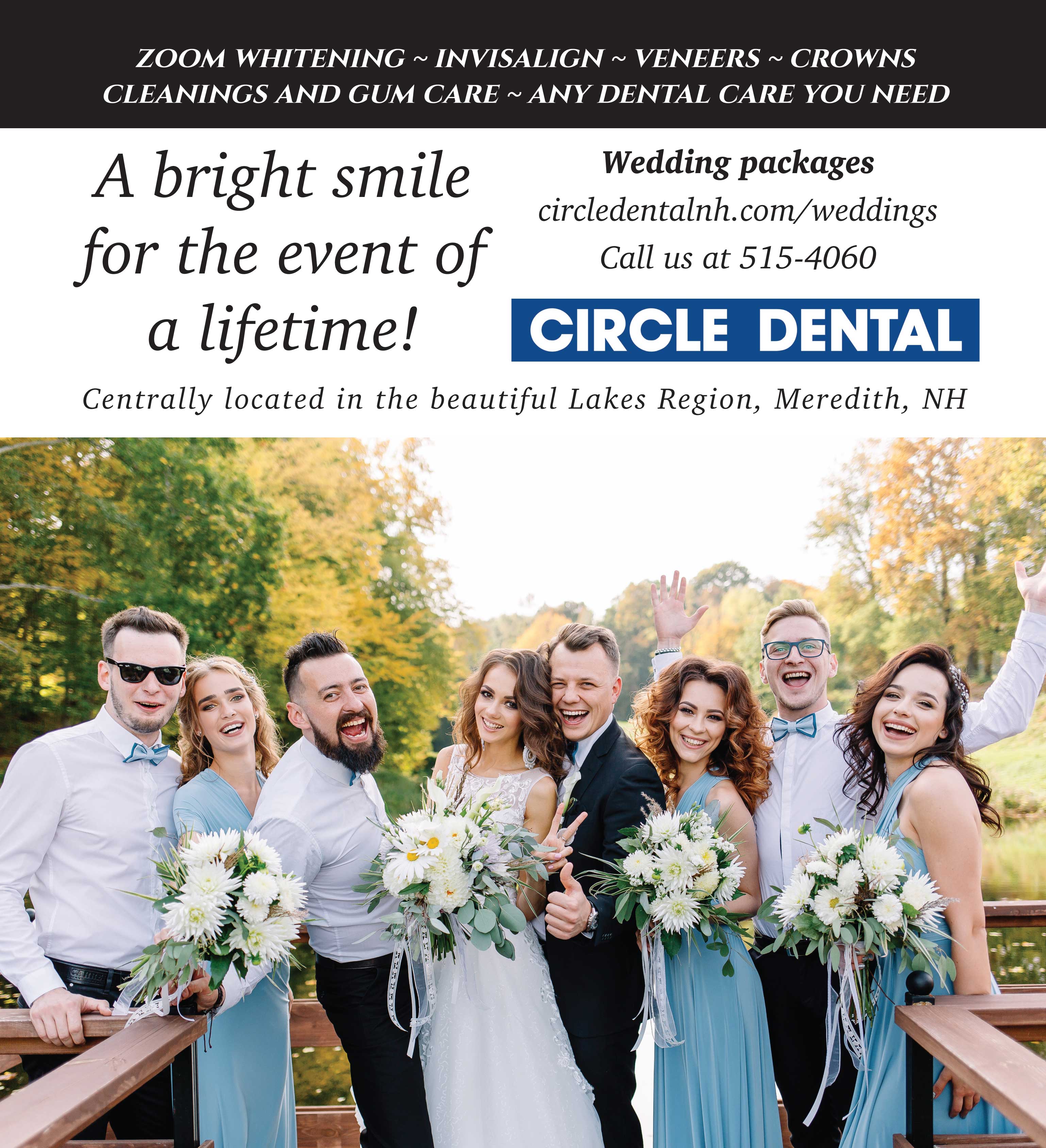 Wedding Whitening Lakes Region Meredith NH Teeth Dentist Dental office